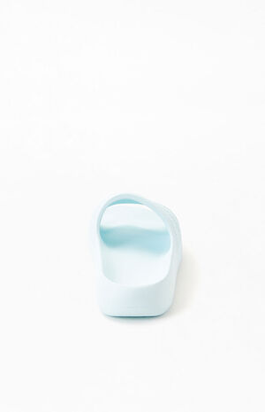 Women's Blue Adilette Ayoon Slide Sandals image number 3