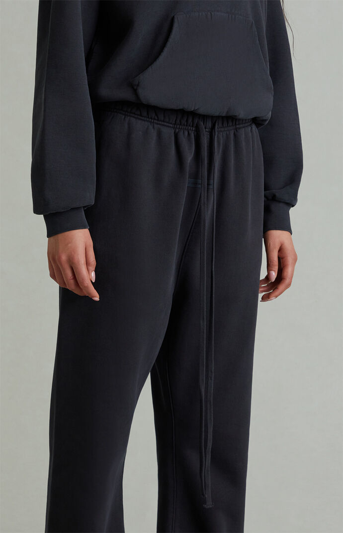 Fear of God ESSENTIALS Women's Vintage Black Fleece Flare Sweatpants