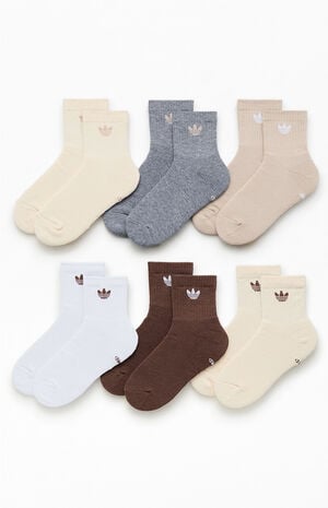 6 Pack Originals Trefoil Crew Socks image number 1