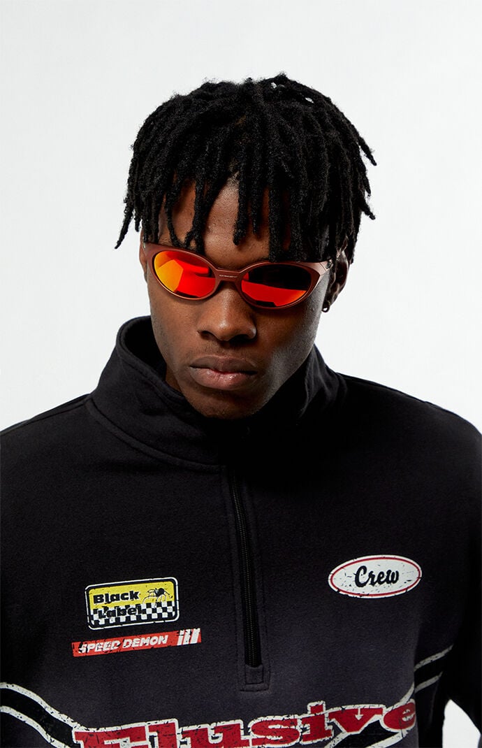 Oakley Fire Orange Eye Jacket Redux Sunglasses