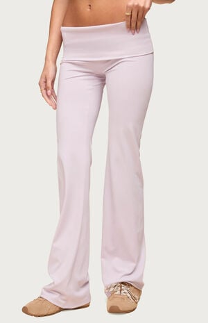 Oriane Foldover Flared Leggings image number 1