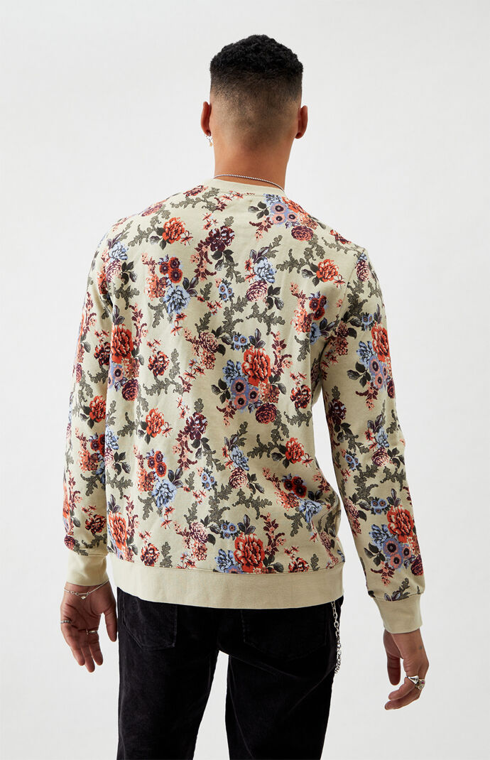 Piction Floral Crew Neck Sweatshirt