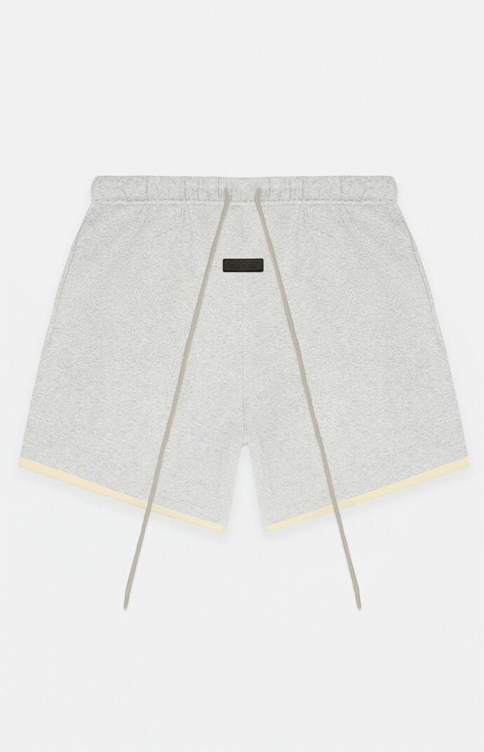 Fear of God Essentials Light Heather Grey Running Shorts