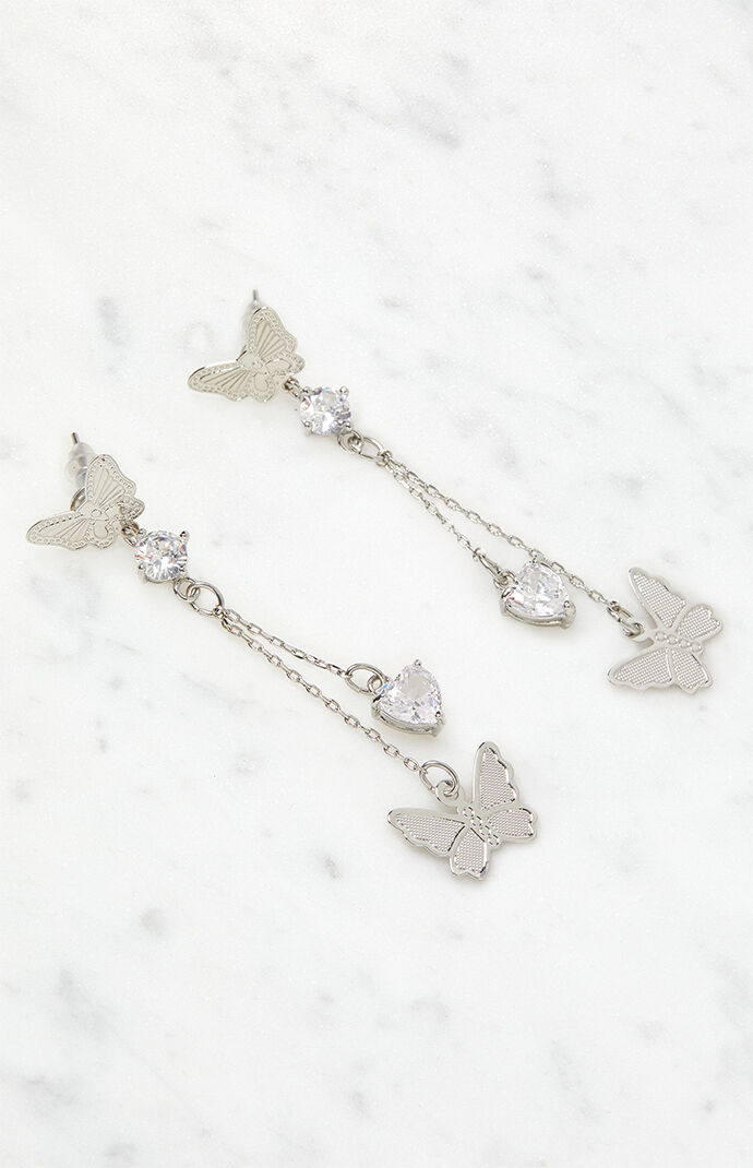 Pacsun sales butterfly earrings