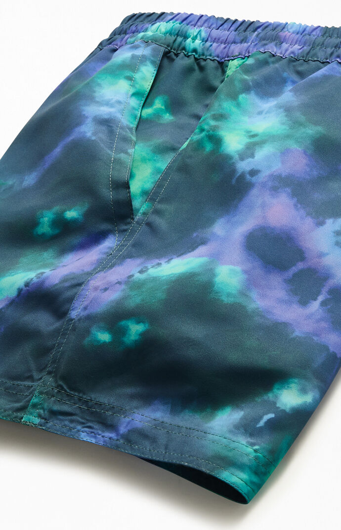 Tie-Dyed 15" Swim Trunks