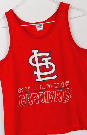 Upcycled Cardinals Tank Top Upcycled Cardinals Tank Top image number null