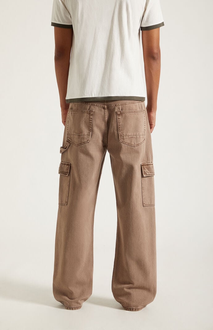 Pacsun Dylan Baggy Jeans Carpenter Medium Blue Tint