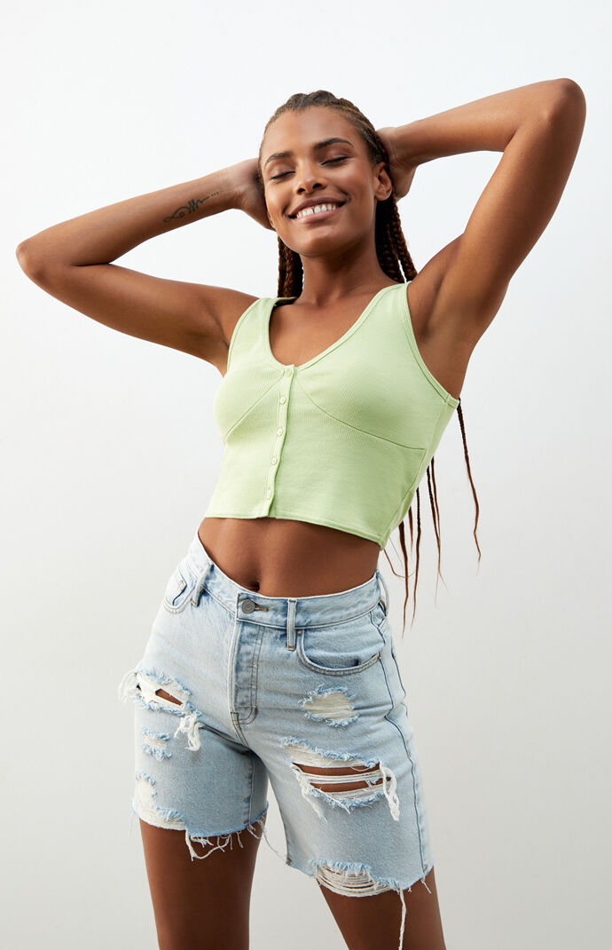 Marissa Button Up Tank Top