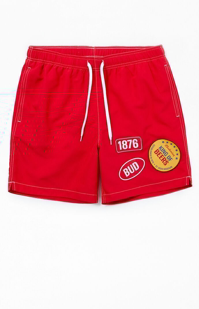 Budweiser swim trunks pacsun 2025