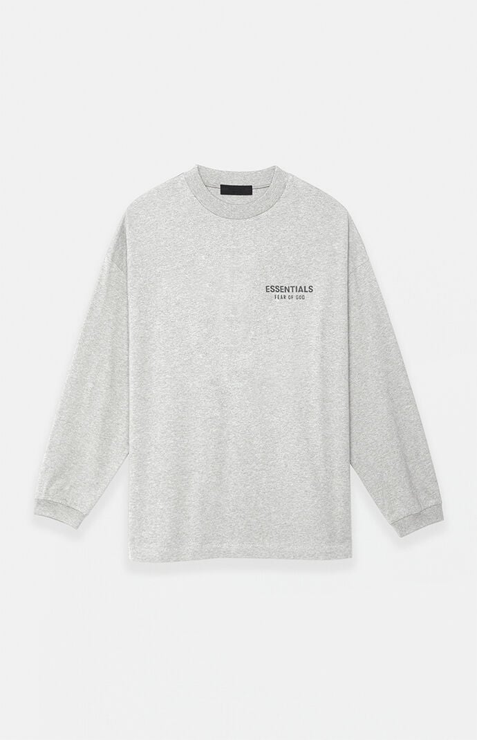 Fear of God Light Heather Grey Long Sleeve T-Shirt