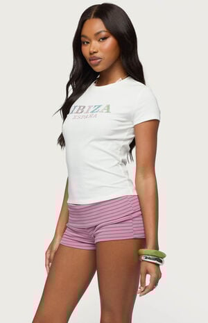 Ibiza Rhinestone T-Shirt image number 2