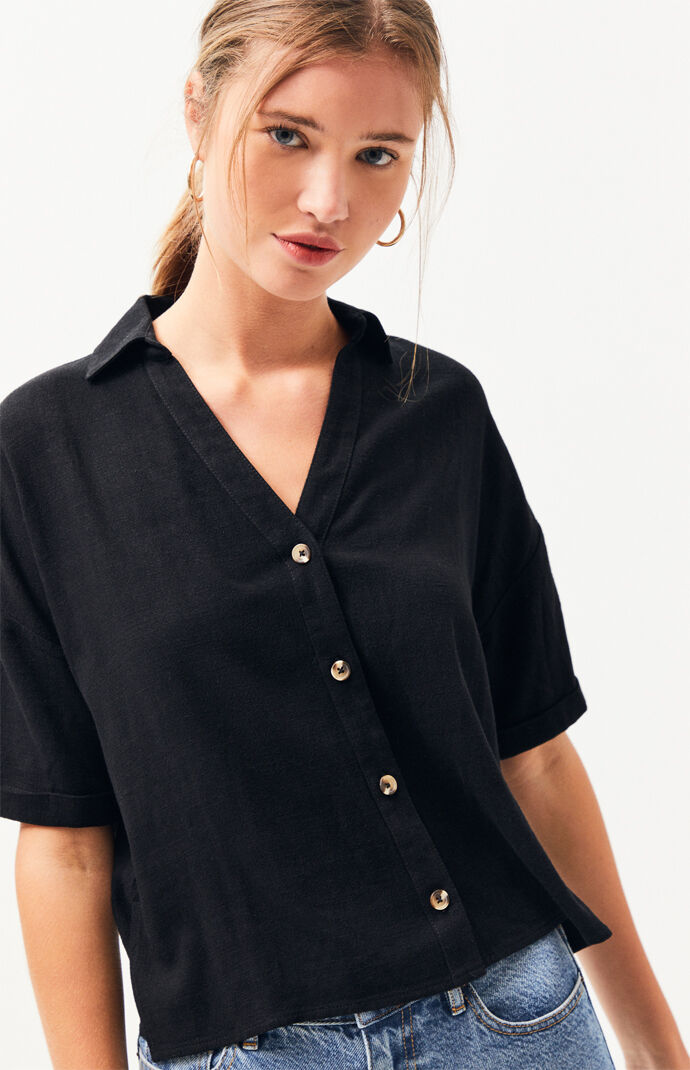 Linen Button-Down Shirt