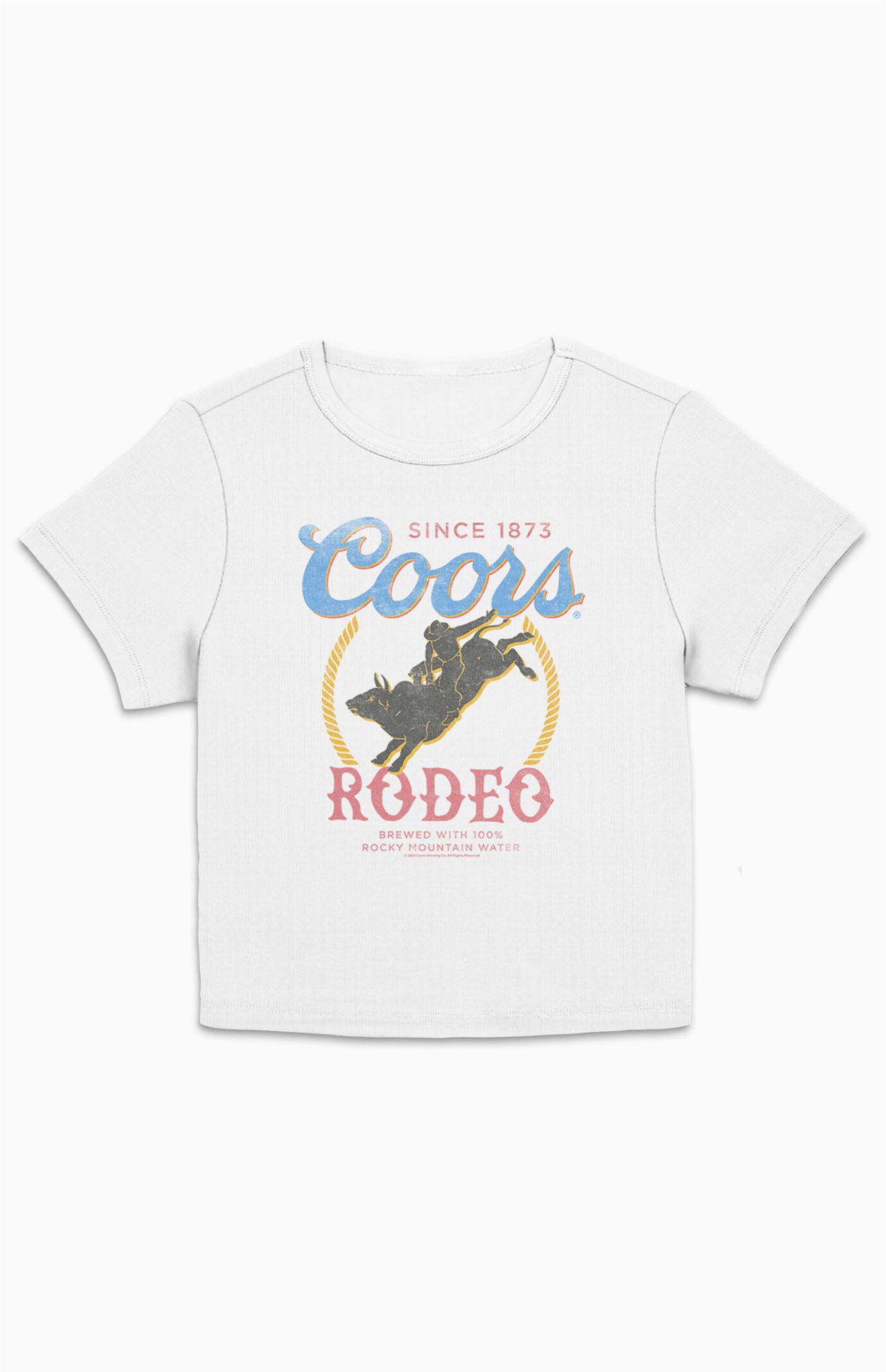 PacSun Coors Bright Rodeo Cropped T-Shirt