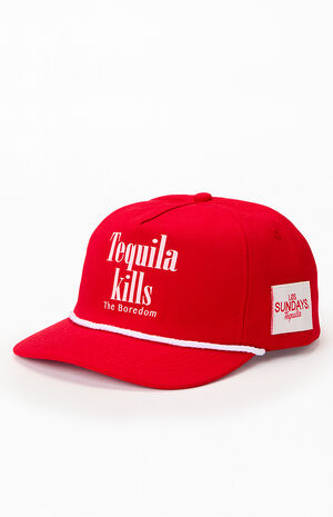 Tequila Kills Snapback Hat image number 2