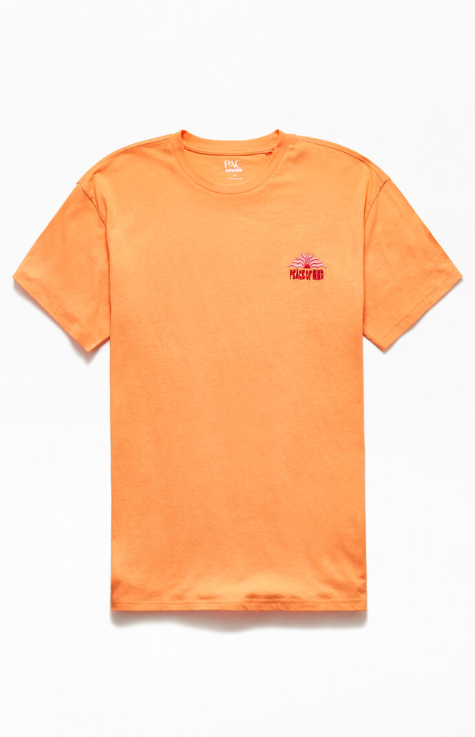 Peace Embroidered Regular T-Shirt