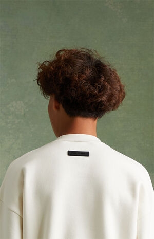 Essentials Cloud Dancer Crew Neck Sweatshirt image number 4