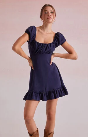 Camille Tie Back Mini Dress image number 1