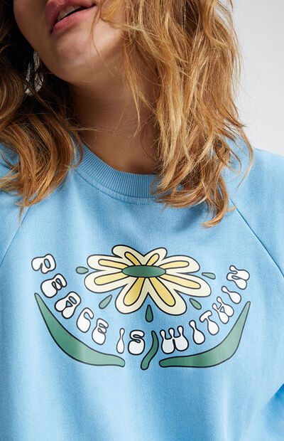 PacSun Peace Is Within Oversized Sweatshirt | PacSun