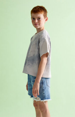 Cloudy Dyed Boxy T-Shirt image number 3