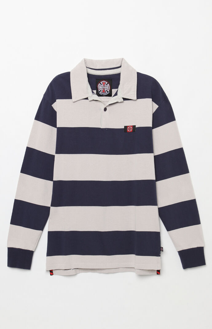 mens long sleeve striped polo ralph lauren pumps black