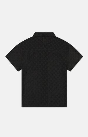 Black Mesh Camp Shirt image number 2