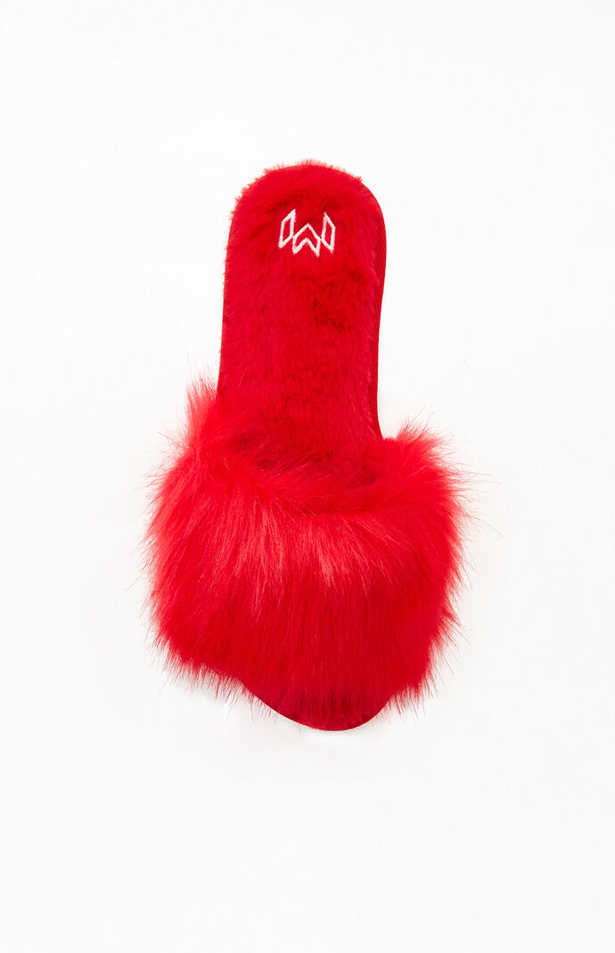 Women's Cupid Fuzzy Slippers