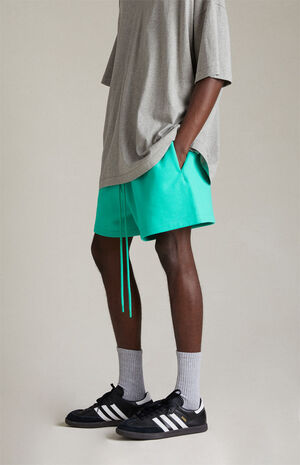Mint Leaf Fleece Running Shorts image number 2