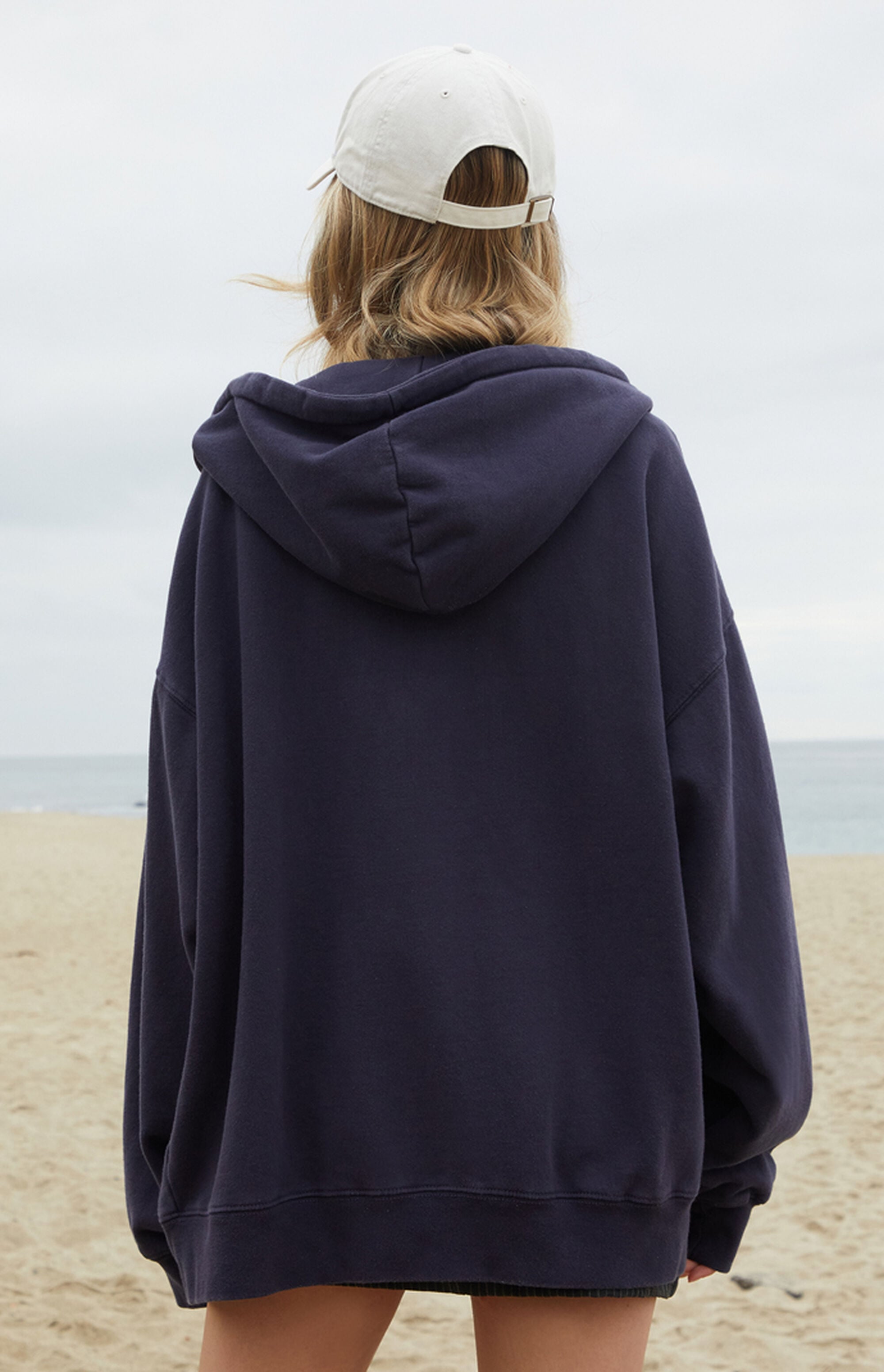 John Galt Navy Christy Full Zip Hoodie | Pacsun