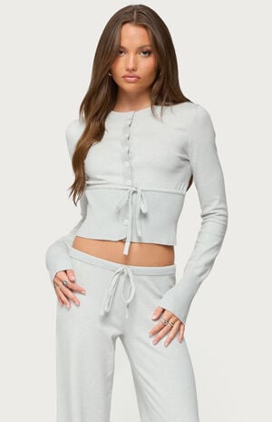 Embryn Button Up Knit Cardigan image number 1