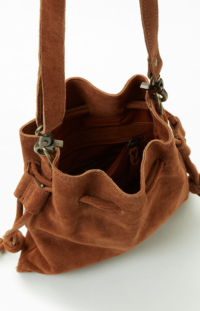Suede sale crossbody bag
