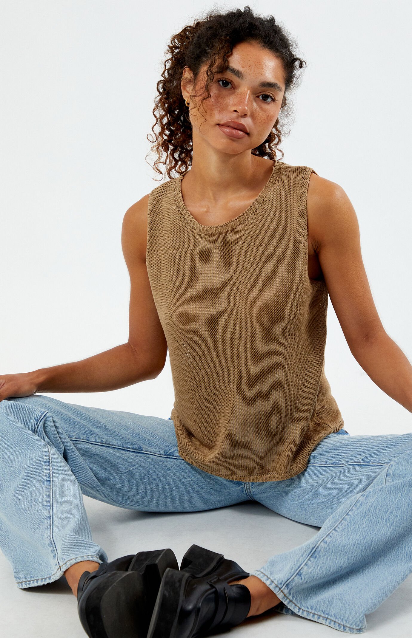トップス tankair RAINDROP KNIT Poppy Sweater Tank |Splendid
