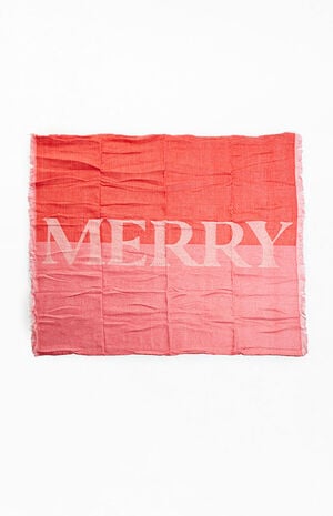 Merry Reversible Throw Blanket