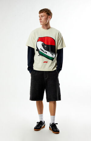 x Pacsun Monza Italy Helmet T-Shirt image number 5