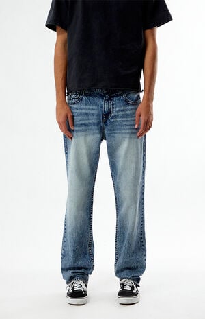 Ricky Warped Horseshoe Relaxed Straight Jeans