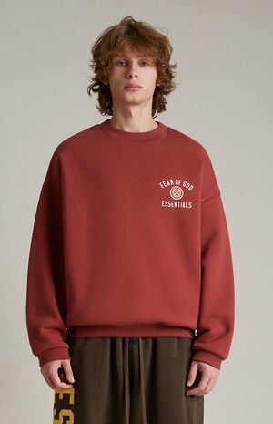 Crimson Fleece Crew Neck Sweatshirt image number 2