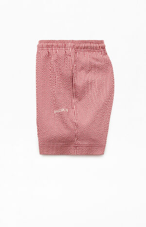 Striped Seersucker 4.5" Swim Trunks image number 3