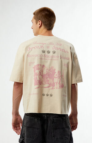 Crown And Canvas Cropped Boxy T-Shirt image number 3