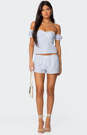 Taryn Striped Shorts image number 1