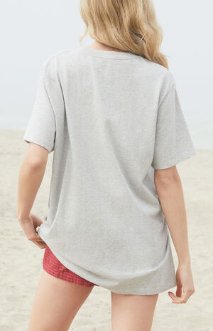 Light Gray Boston Oversized T-Shirt image number 4