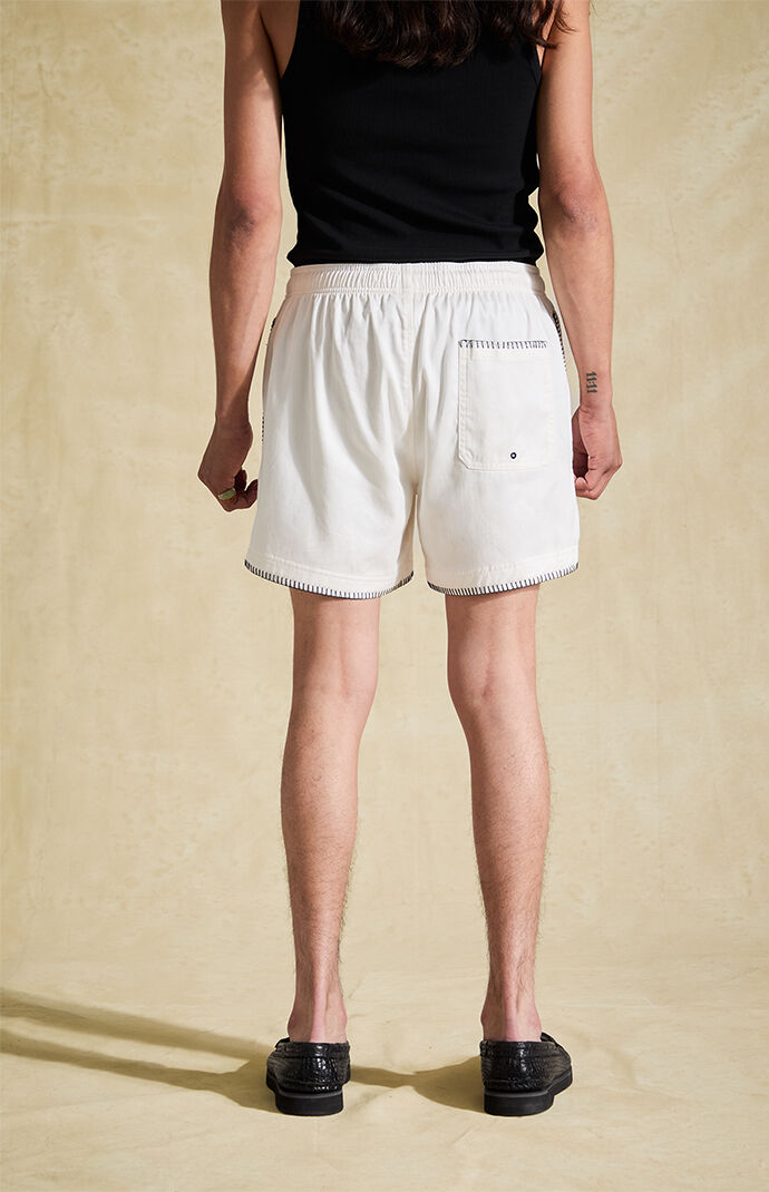 Modelo Blanket Stitched Logo Shorts