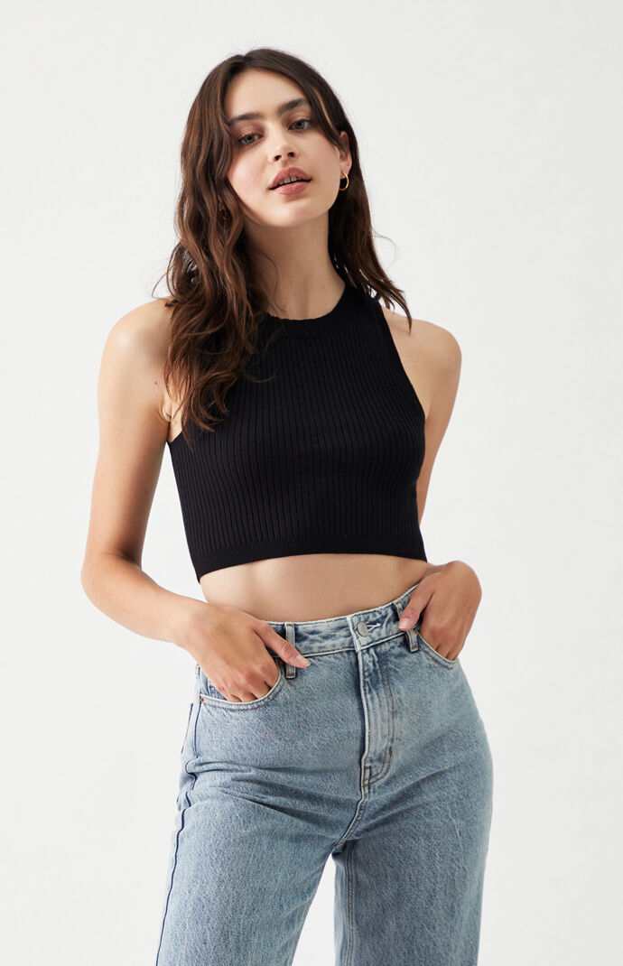 High Up Sweater Tank Top