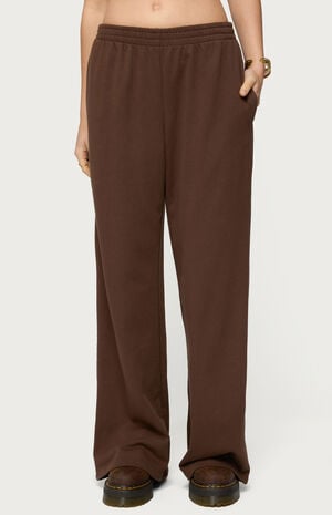 Binah Wide Leg Terry Sweatpants image number 1