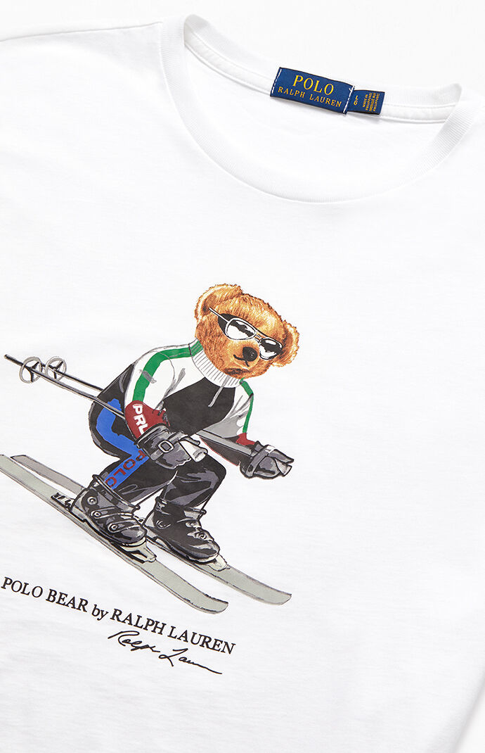 polo bear ski t shirt