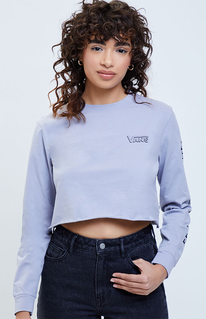 vans cropped long sleeve