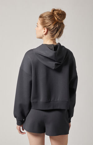 Active Sweat Alta Modal Cropped Zip Up Hoodie image number 4