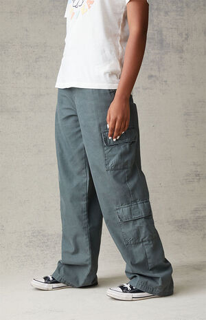 Green Baggy Cargo Pants image number 5
