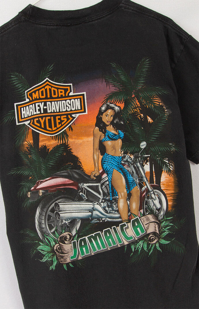 Upcycled Jamaica Harley T-Shirt