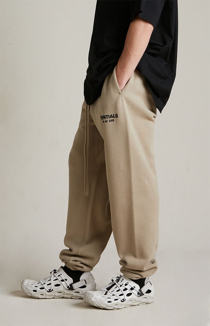 Fear of God ESSENTIALS Desert Sand Fleece Sweatpants | Pacsun