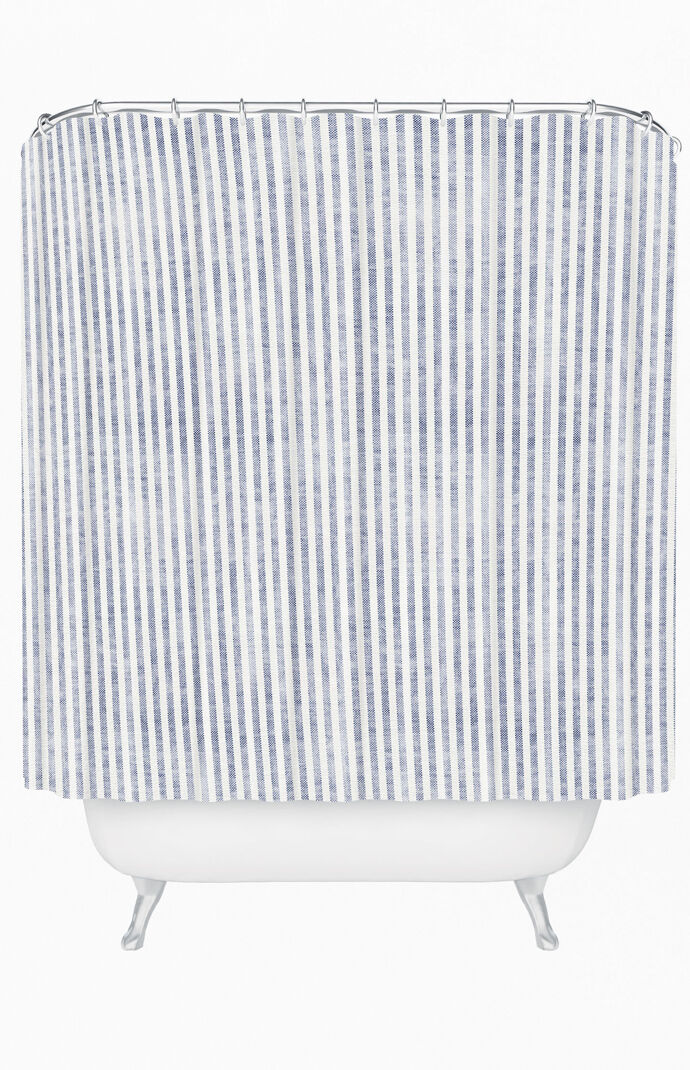 Aegean Striped Shower Curtain