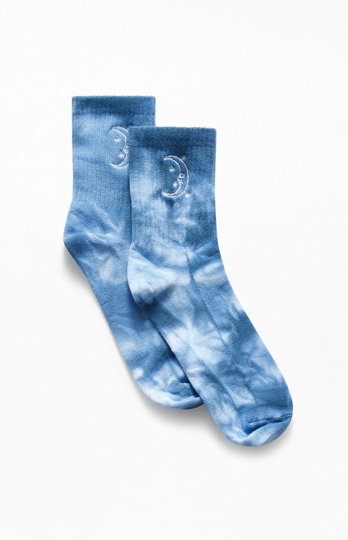 Tie Dye Moon Socks